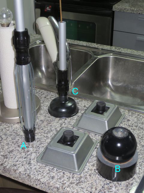 dalek gub, plunger and eye stalk finished construction